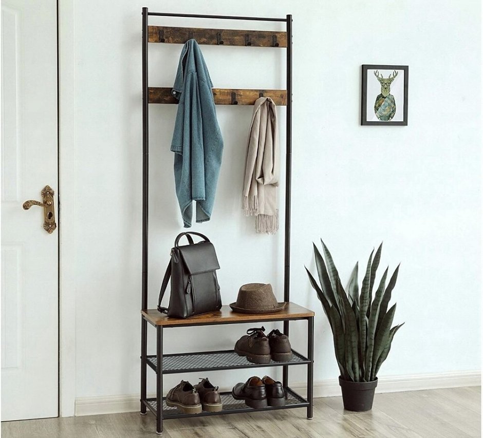 Vasagle лофт полка для обуви