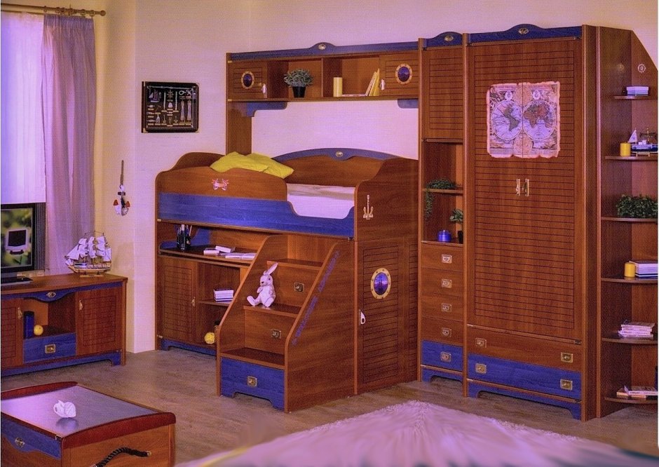 Мебель детская Колумбус вишня