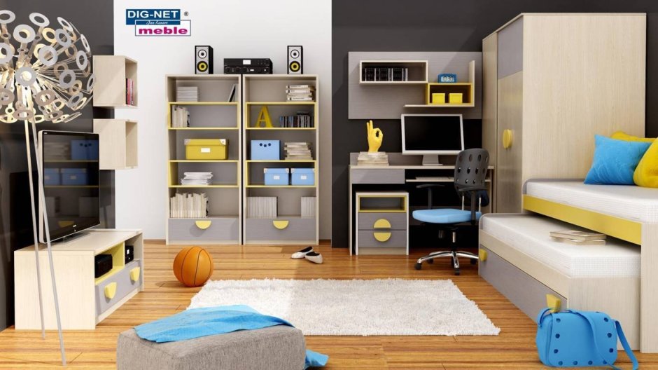 Мебель в детскую для подростка мальчика