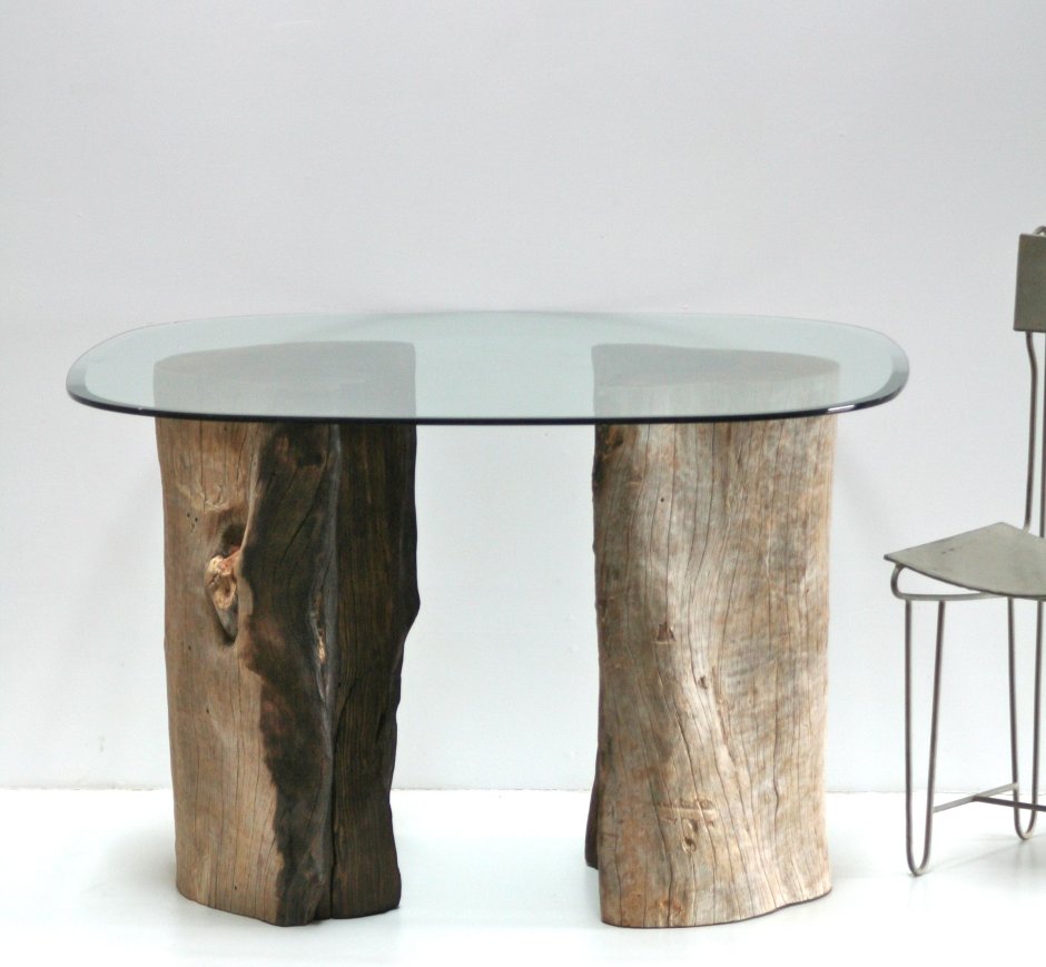 Журнальный столик пень