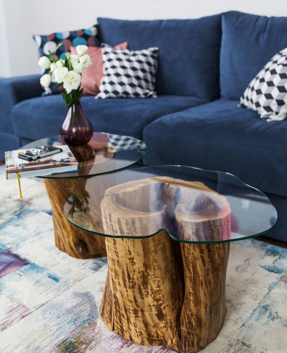 Кофейный столик экостиль