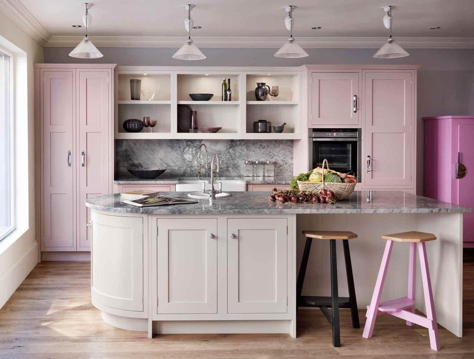 ДСВ кухня олива сирень