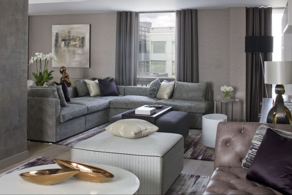 Расцветки обоев для зала