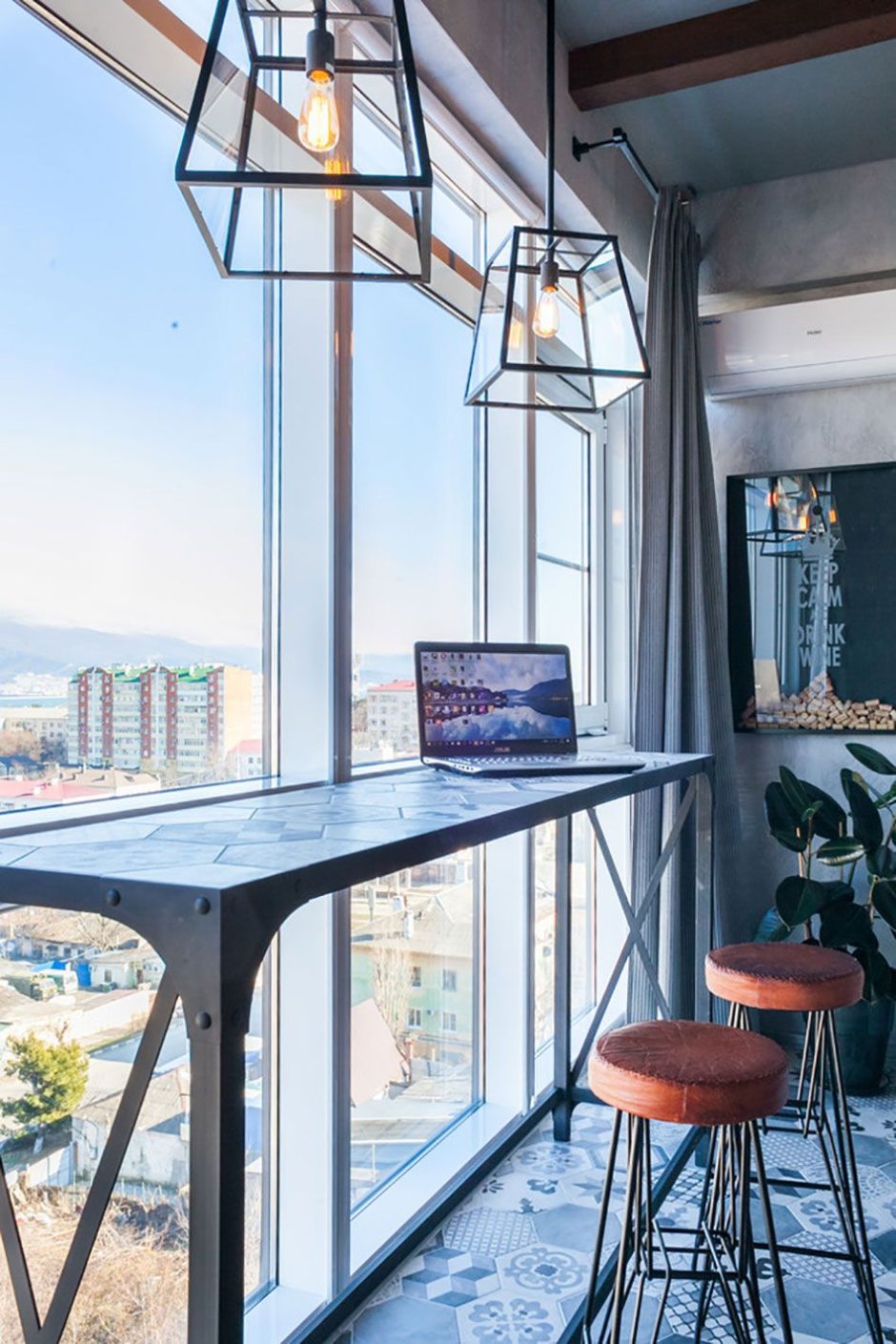 Панорамное остекление лоджии