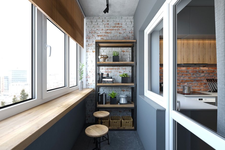 Витражное остекление лоджии