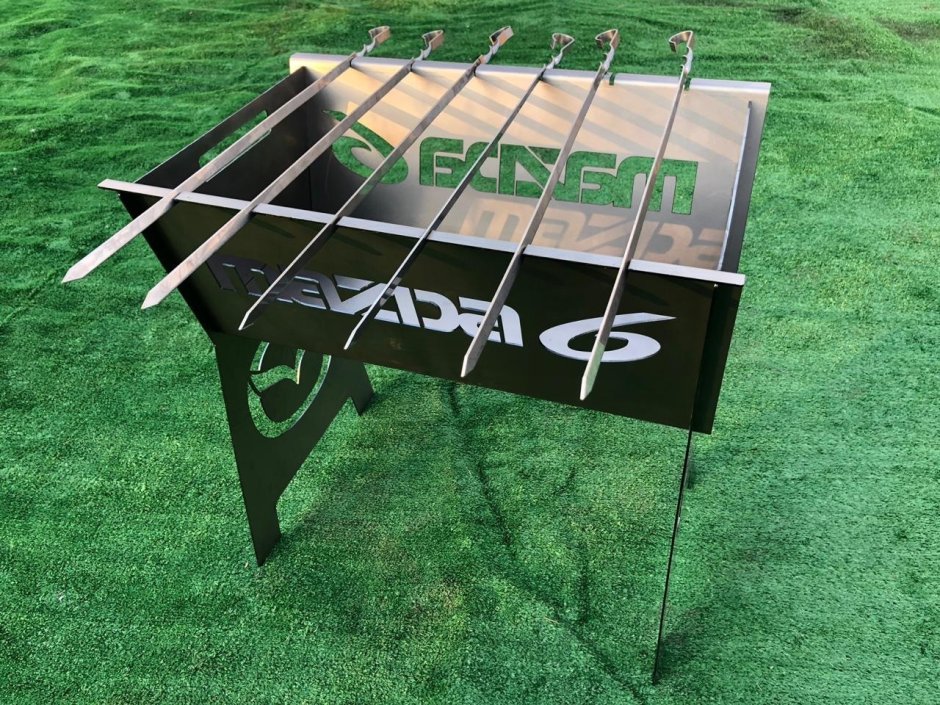 Мангал с логотипом авто