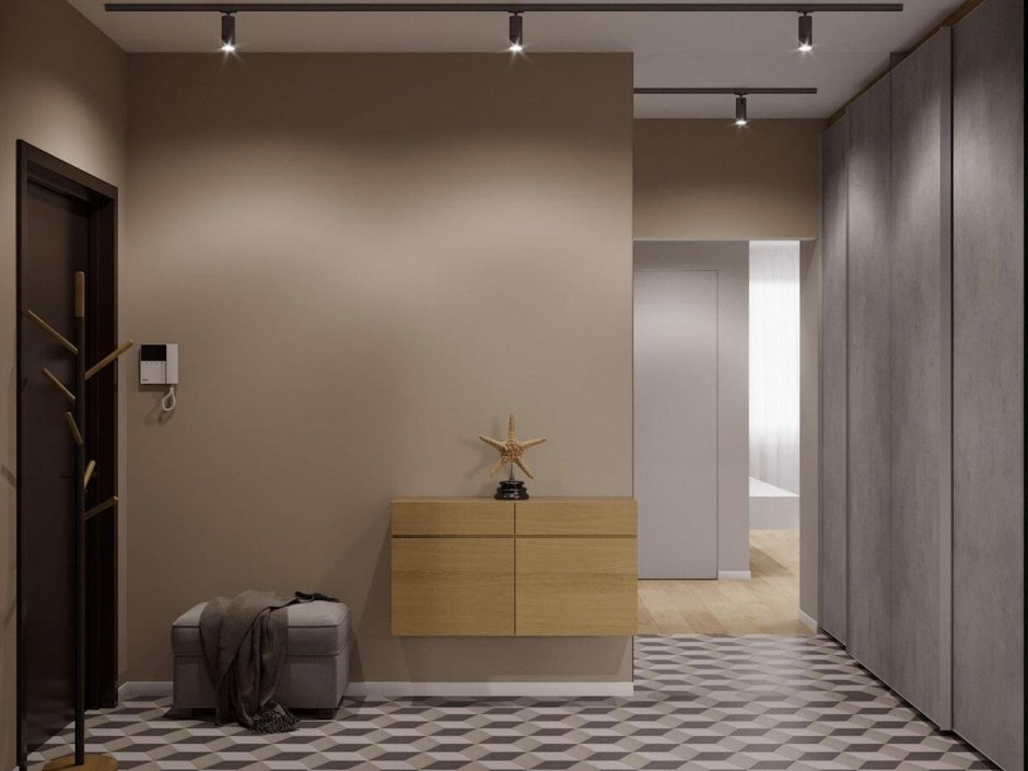 Прихожая в минималистичном стиле