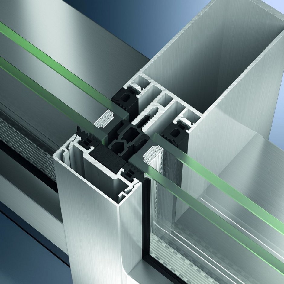 Фасадная система Schuco fw50+