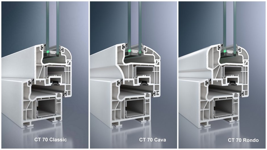 Профиль ПВХ Шуко 70