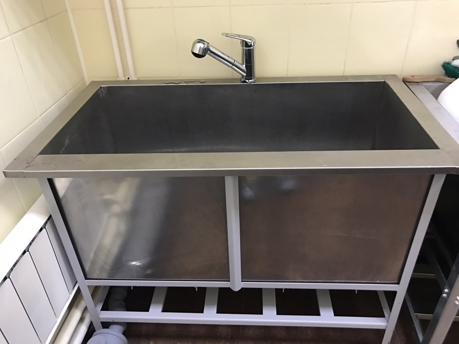 Ванна моечная односекционная котломойка