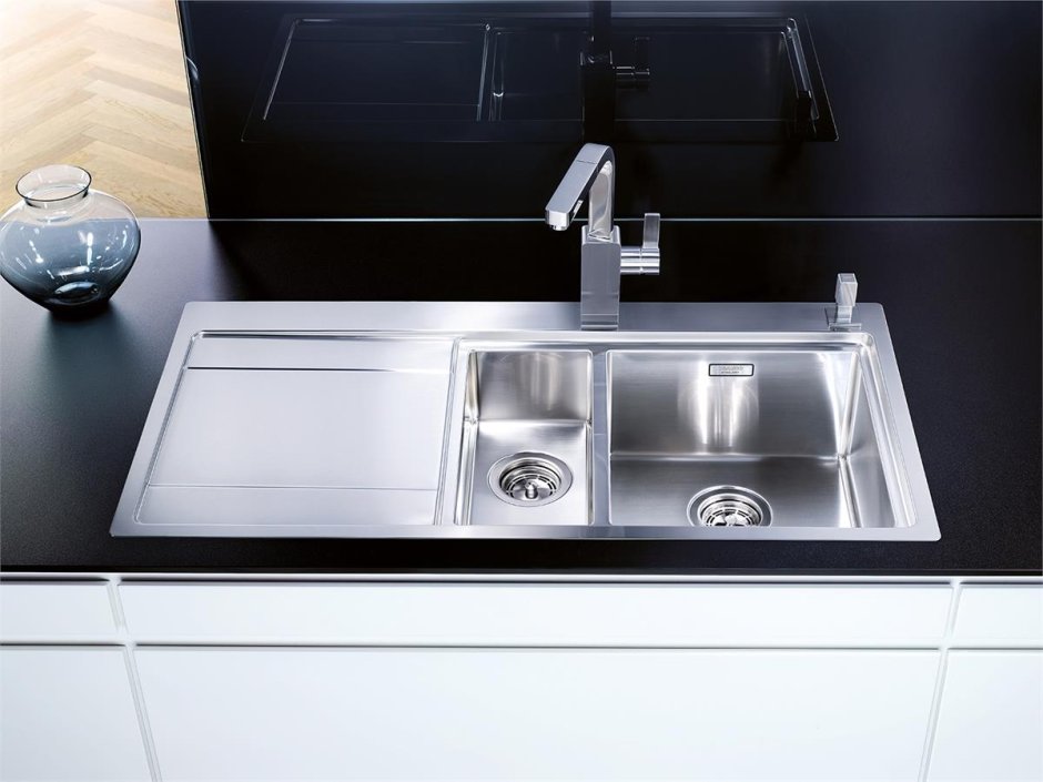 Интегрированная кухонная мойка Blanco Divon 6s-if 100х51см нержавеющая сталь