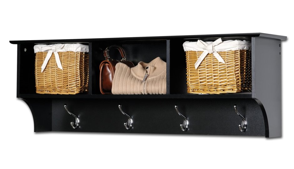 Полка для головных уборов в прихожую