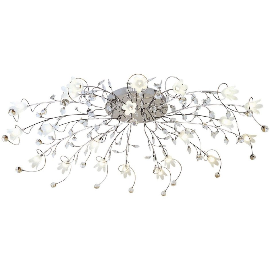 Люстра 80114/21 хром/белый