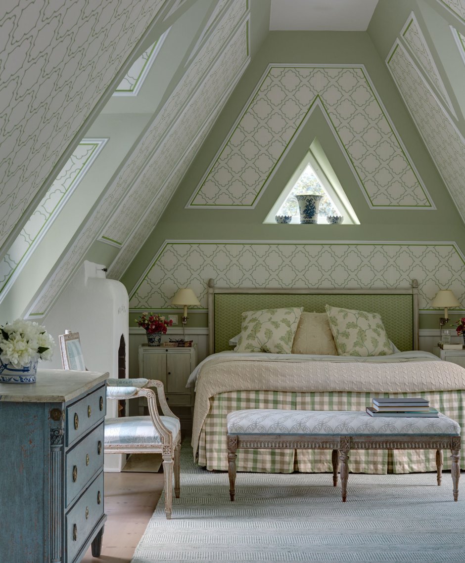 Мансарда в стиле Прованс