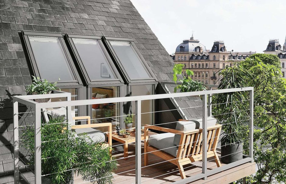 Velux терраса