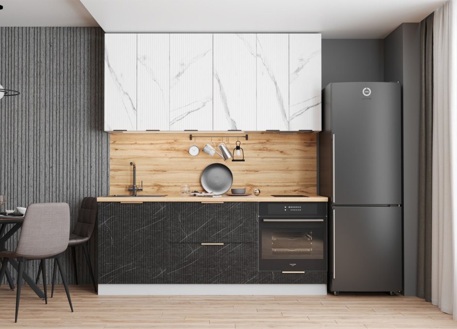 Кухня скала гранит Оникс