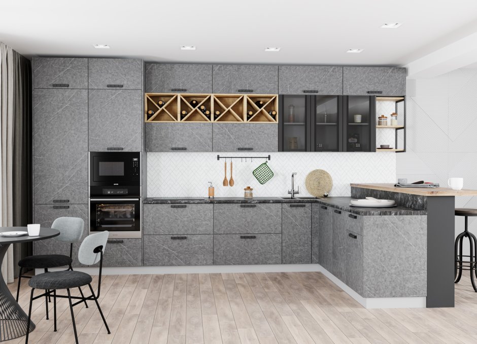 Кухня риволи грей софт