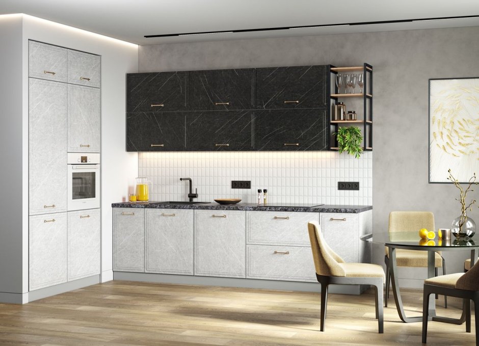 Сочетание цветов на кухне