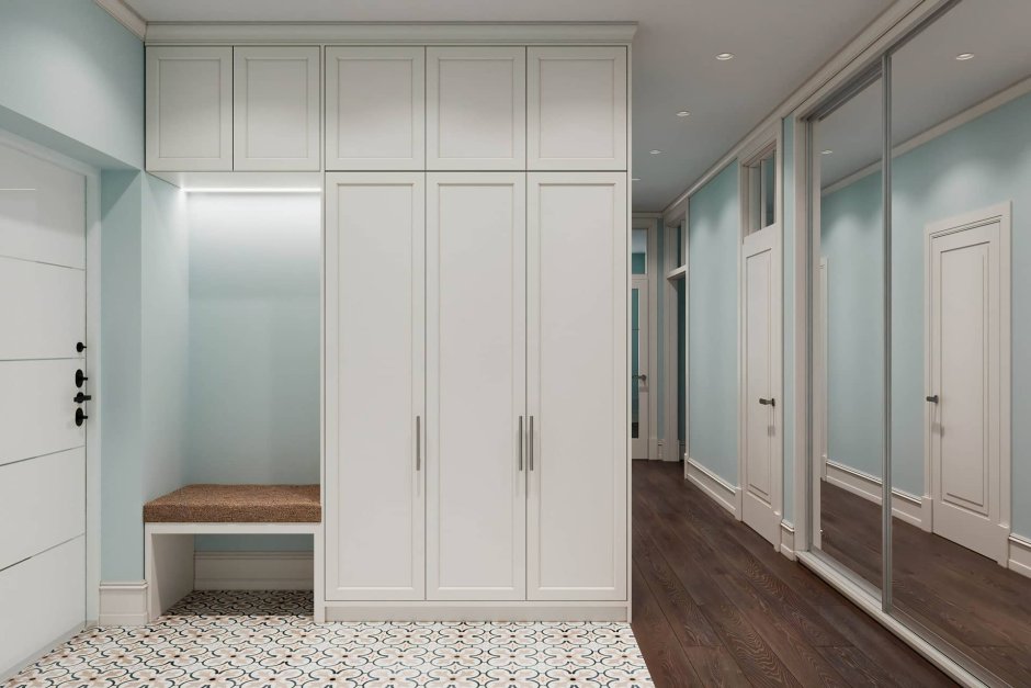 Прихожая в современном стил