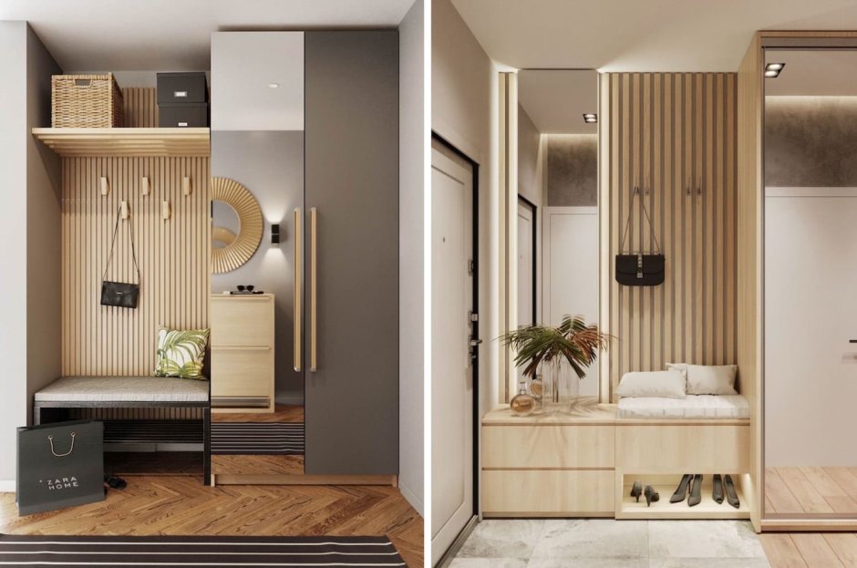 Встроенные шкафы в прихожую