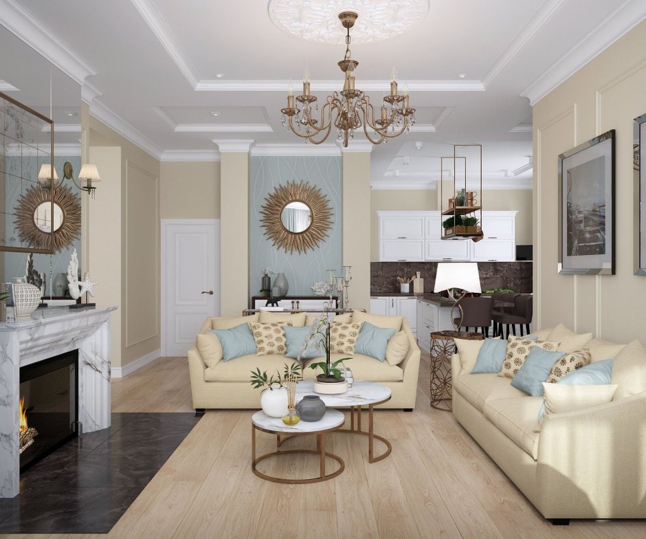 Кухня в американском стиле