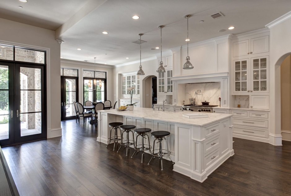 Кухня в американском доме