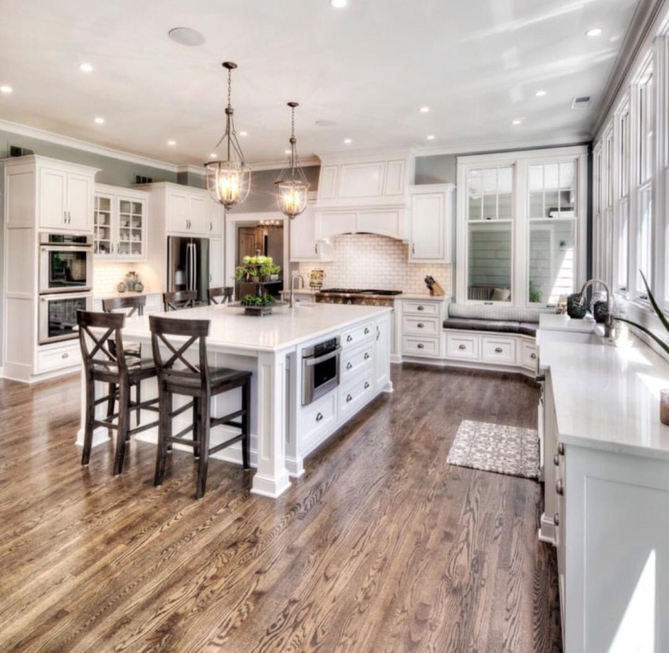 Кухня студия в американском стиле