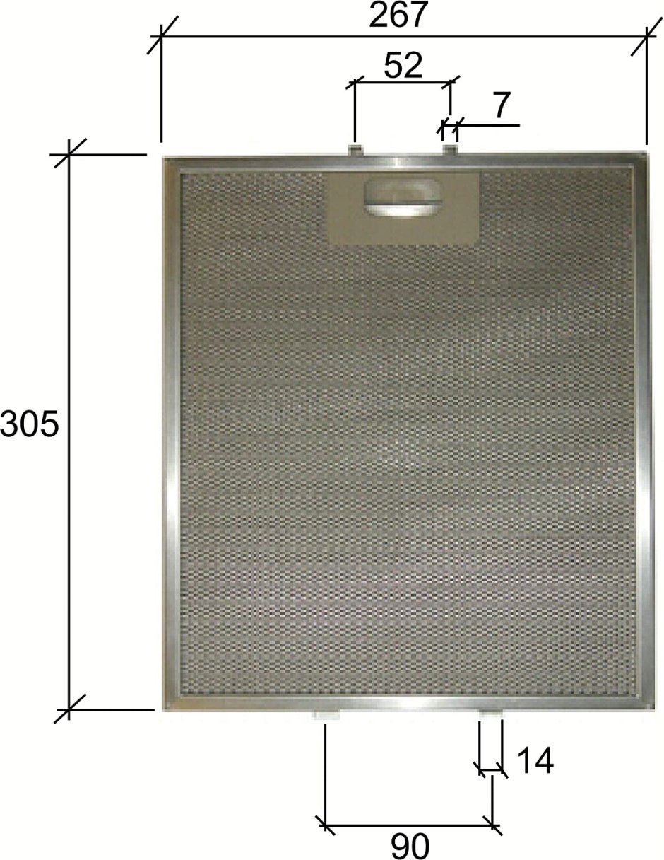 Фильтр жировой для Эликор 280x380