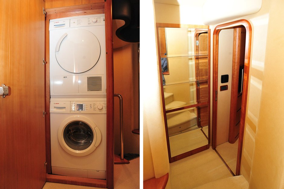 Гардеробная со стиральной машиной