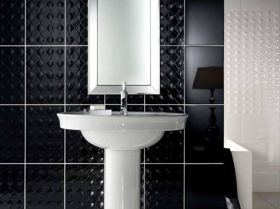 Черный кафель