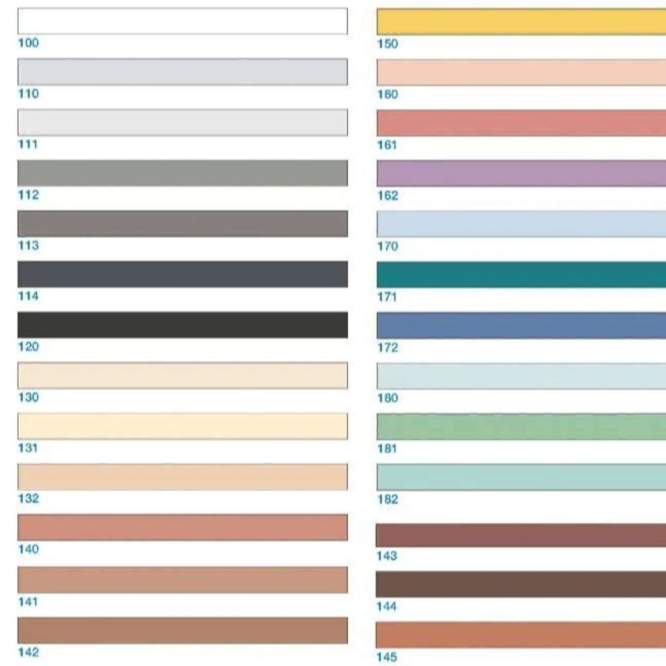 Затирка Mapei Ultracolor палитра