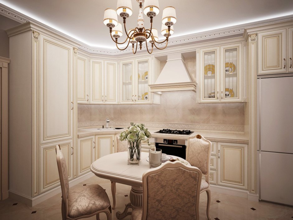 Кухня Ника ясень патина