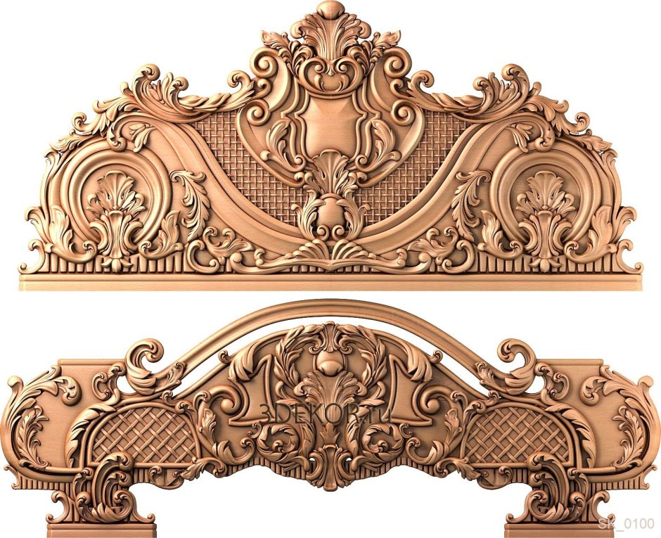 Деревянные украшения для мебели