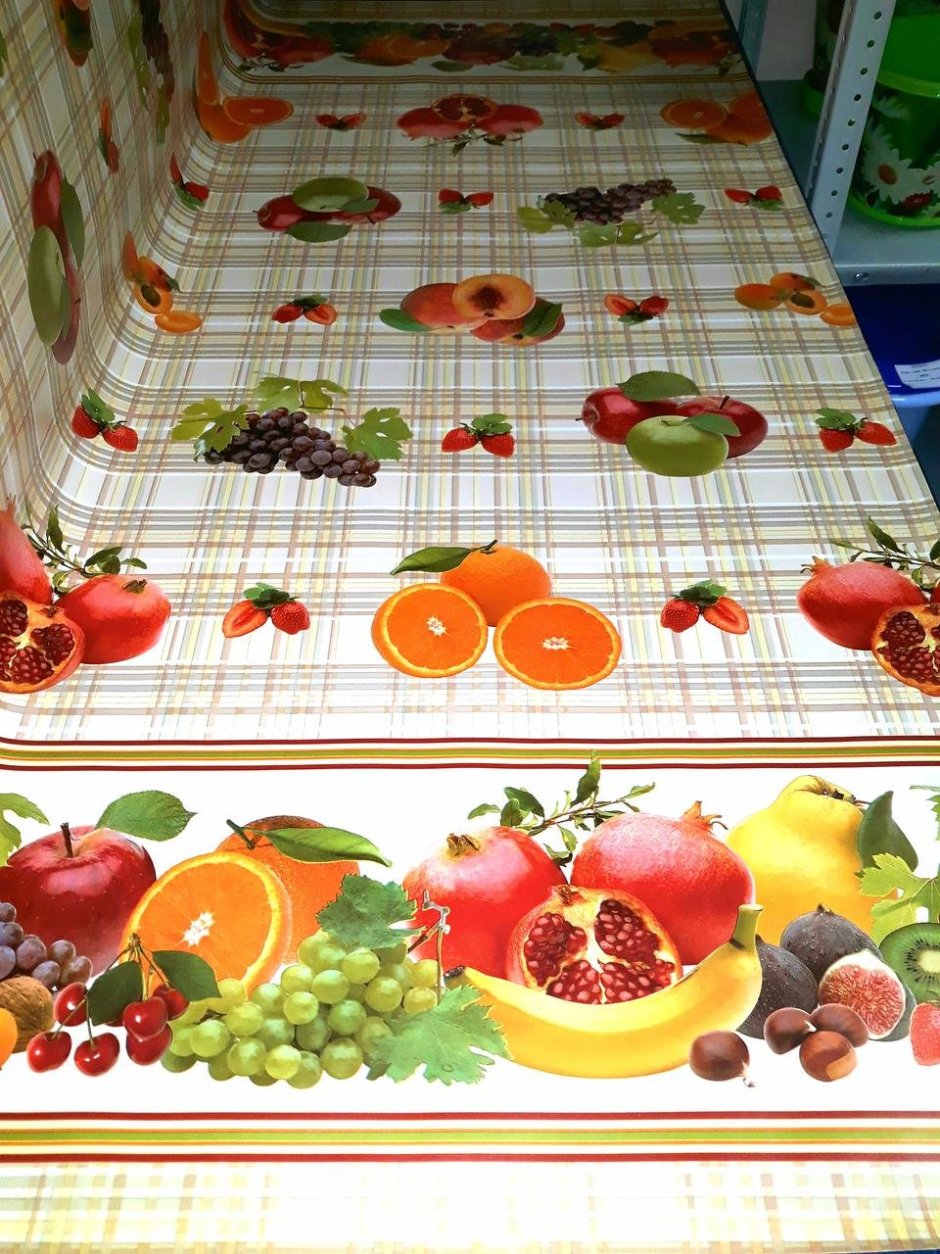 Клеенка на стены для кухни