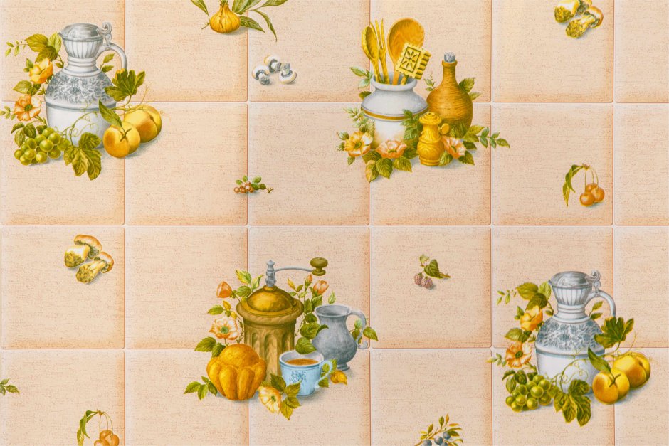 Клеенка стол. На тканевой основе 1,25х25м колорит