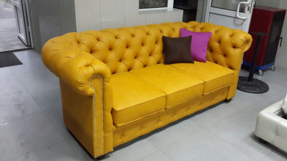 Диван-кровать Scandinavia, желтый