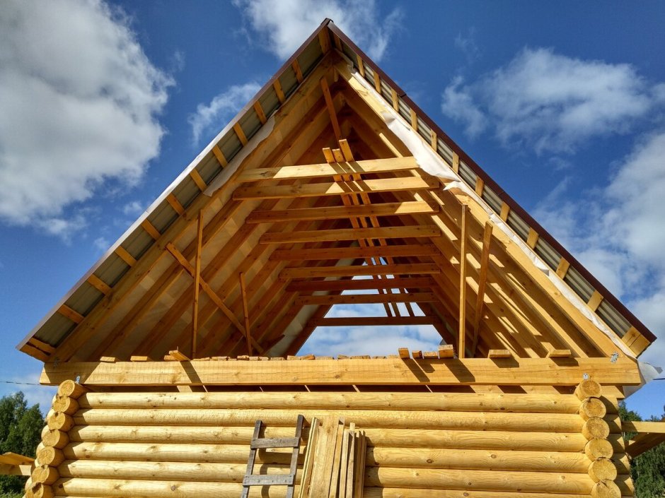 Крыша для бани