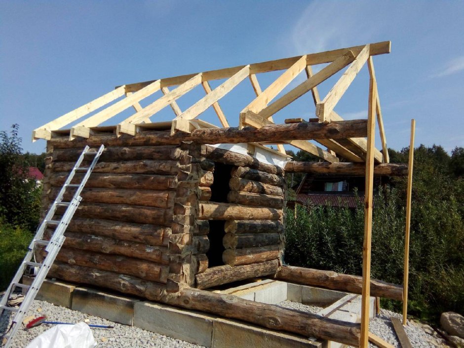 Крыша бани 3 на 4