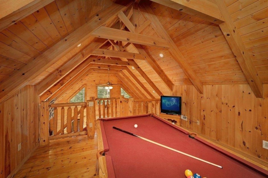 Баня с мансардным этажом