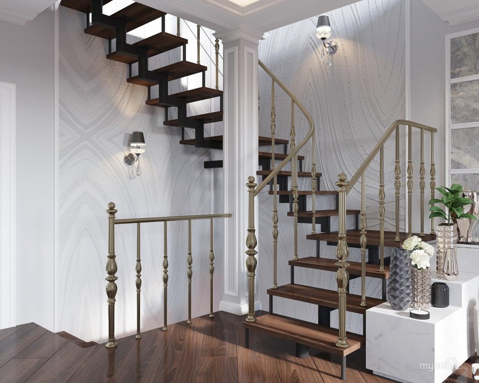 Лестница в неоклассическом стиле