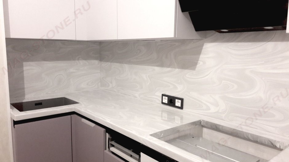 Столешница White Onyx 8054 Слотекс