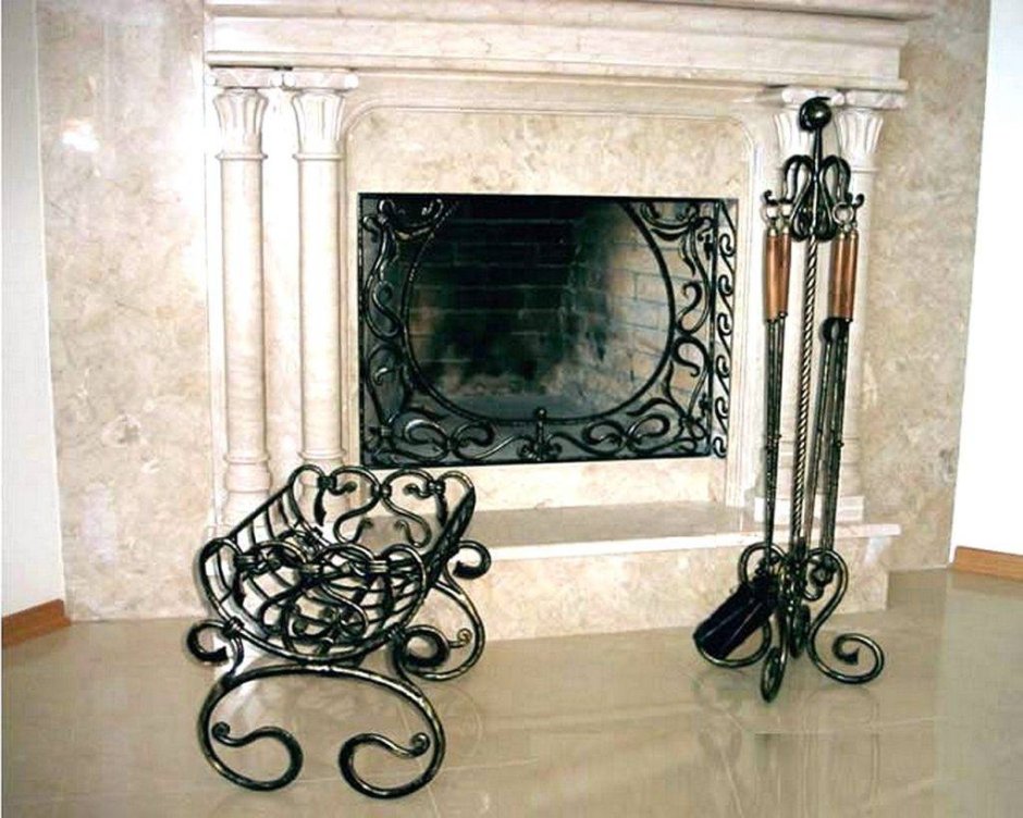 Аксессуары для камина кованые