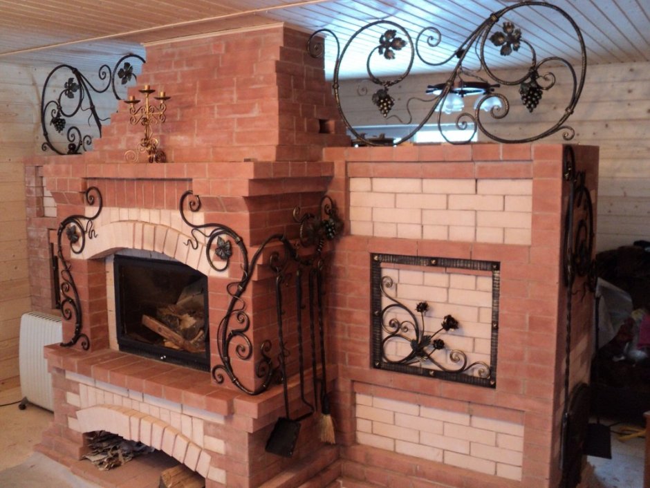 Кованые решетки для камина