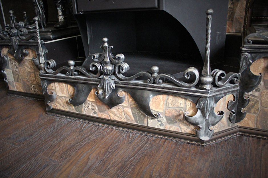 Кованая дровница d5086