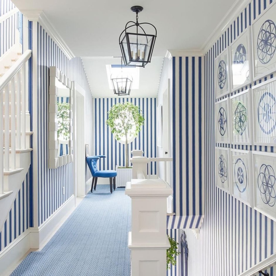 Прихожая в морском стиле