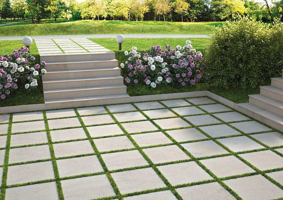 Бетонные плиты для дорожек