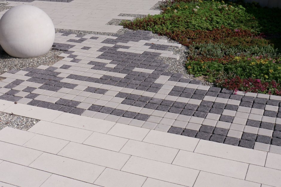 Тротуарная плитка via Trio monocolor