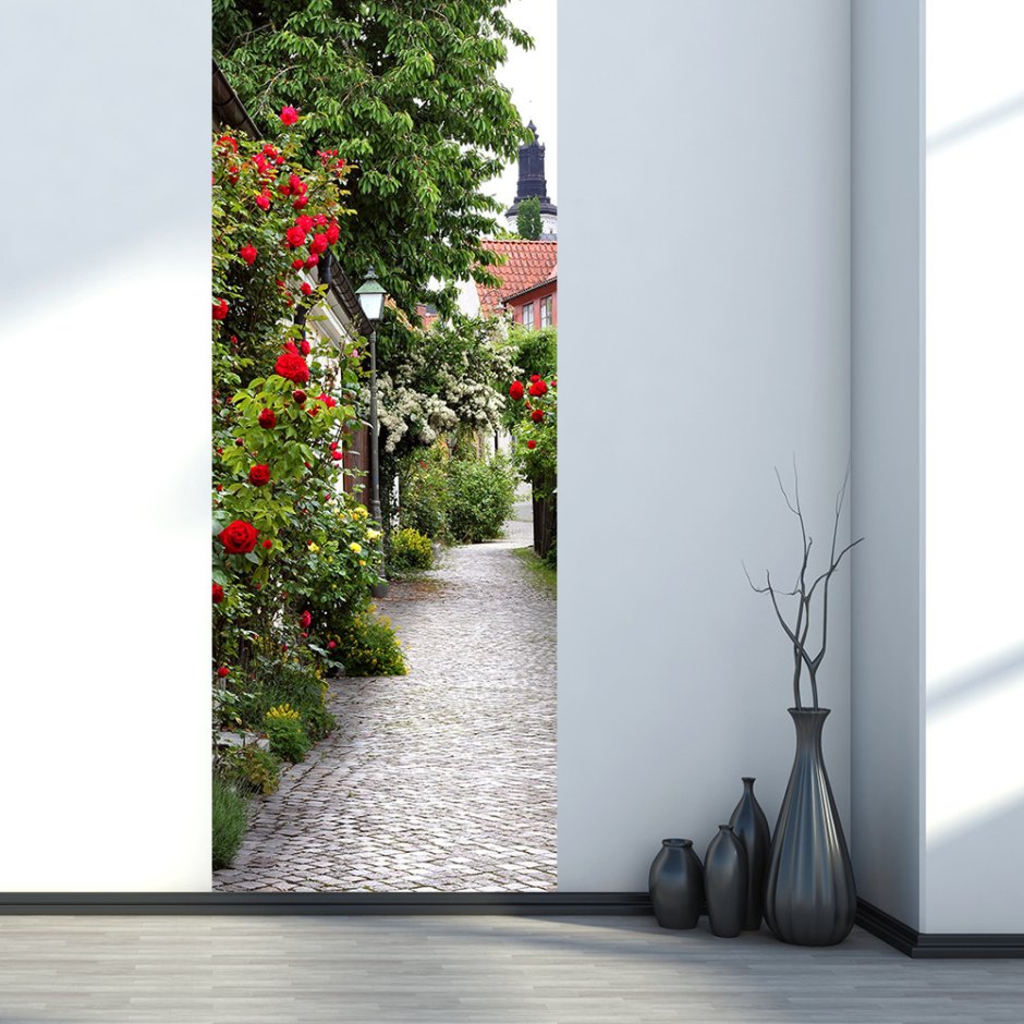 Фотообои на дверь