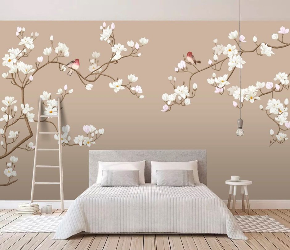 Шинуазри Магнолия спальня