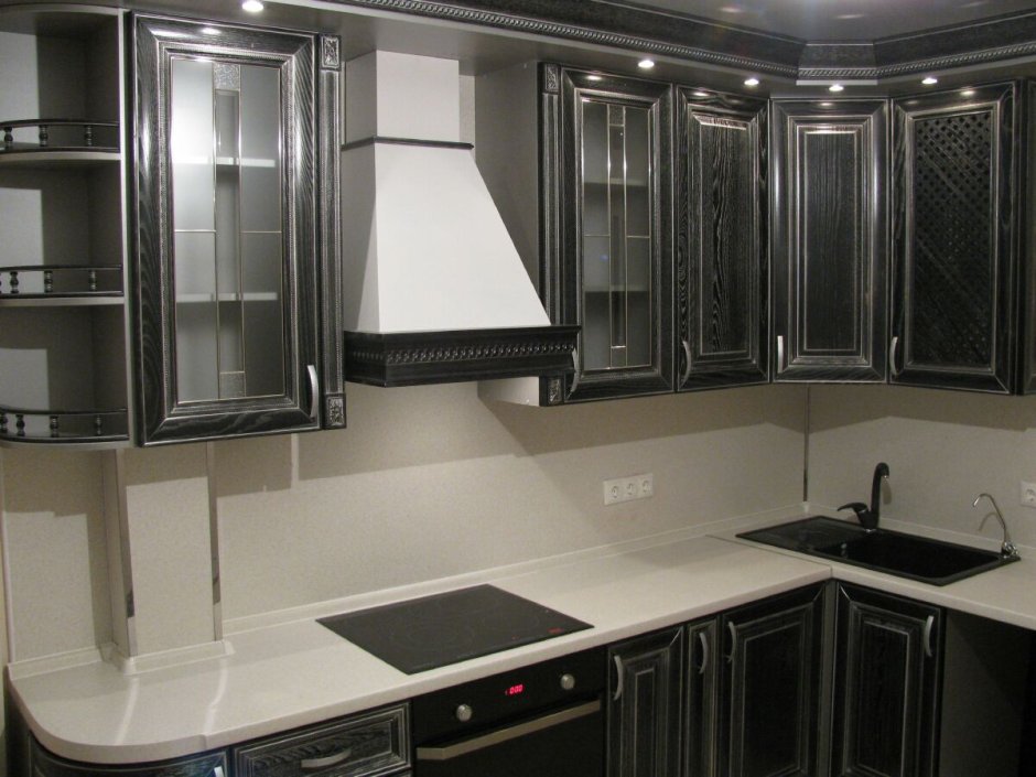 Кухня Гальяно черная Италия